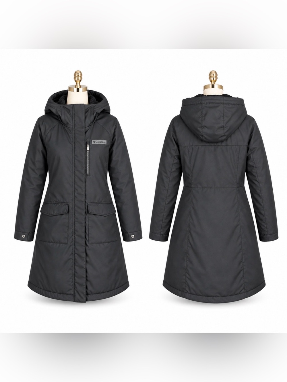 Columbia Mountain City Omni Heat Water Resistant Parka Coat XS Gorpcore